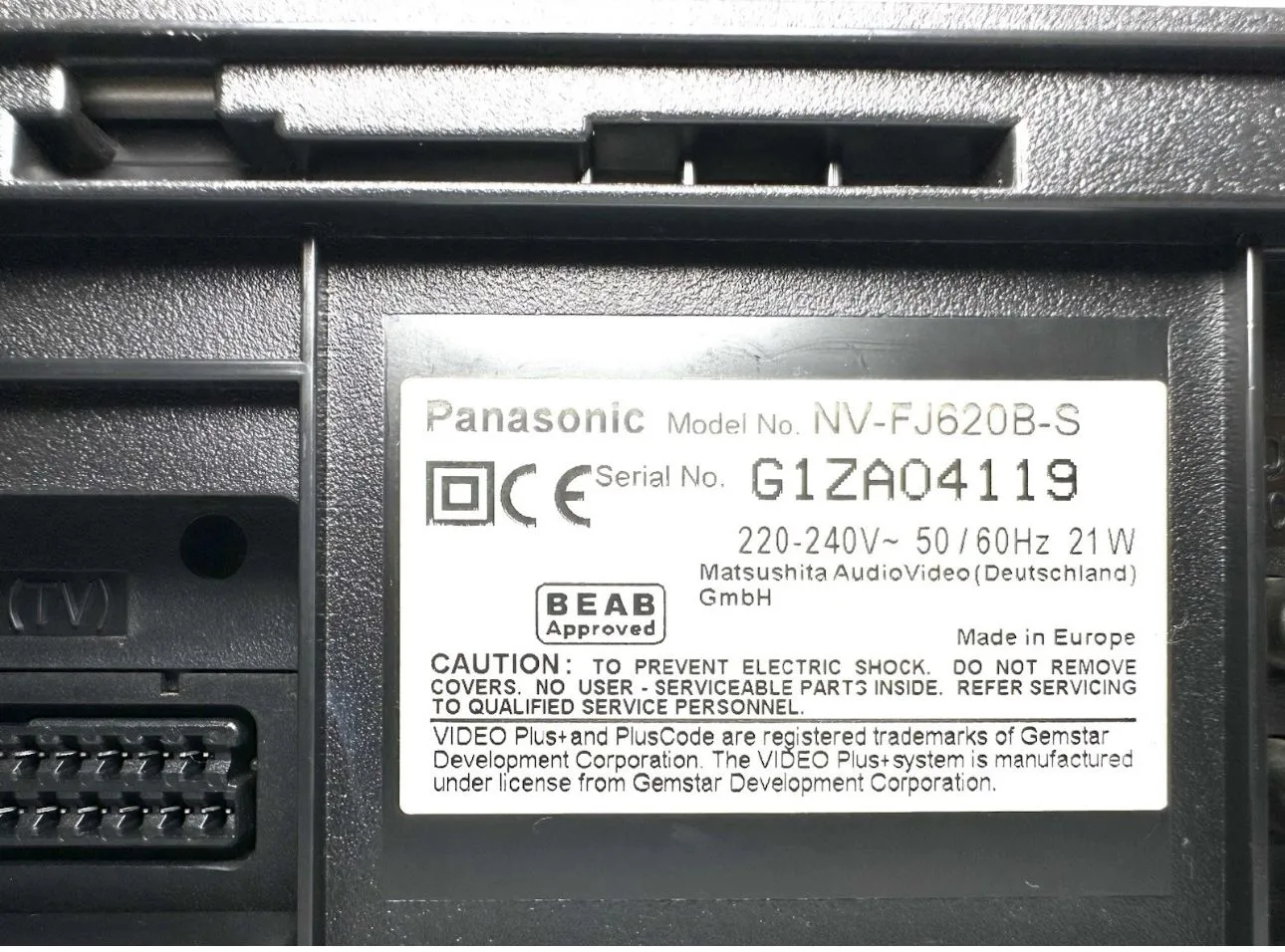 Panasonic NV-FJ620B-S - Image 8